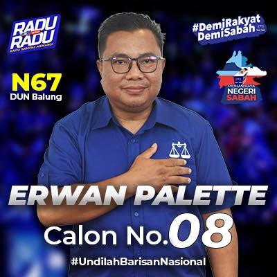 Erwan Palette - Calon Barisan Nasional N.67 Balung